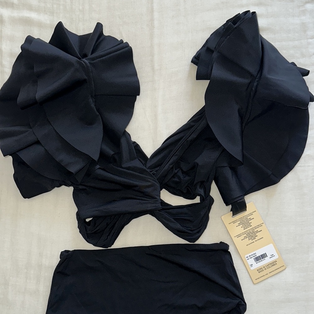 MAYGEL CORONEL Kai two pieces swimsuit black - Picture 7 of 10